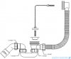 McAlpine syfon wannowy kolorze chrom HC30-EX